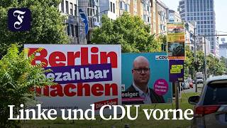 Berlin: Wahlkampf beginnt mit Angriffen