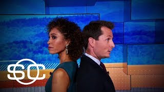 SportsCenter anchor height battle | SportsCenter | ESPN