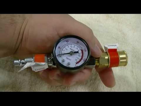 Harbor Freight - Central Pneumatic Air Flow Regulator With Gauge Review