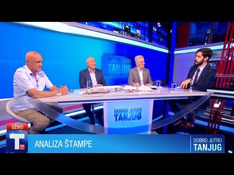 DOBRO JUTRO TANJUG - Analiza štampe 11.07.22. • Dragan Vujičić i Dimitrije Milić