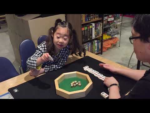 여덟살 태림이와 보드게임 꼬꼬미노 하기