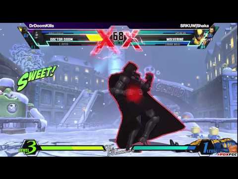 The Beatdown #18 - UMvC3 W1 - DrDoomKills vs SRKUW|Shaka