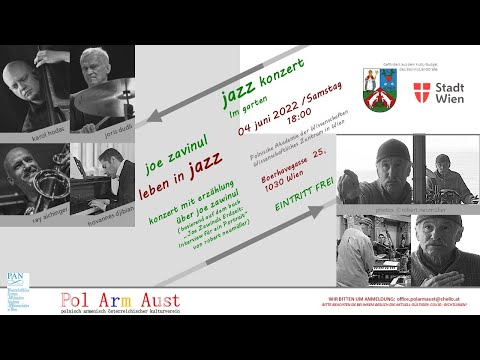 Zawinul Leben in Jazz mit Texten von Buch „Joe Zawinuls Erdzeit – Interviews für ein Portrait“