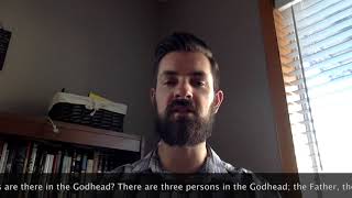 Question #10: How many persons are there in the Godhead? A Baptist Catechism by Piper Memory Song