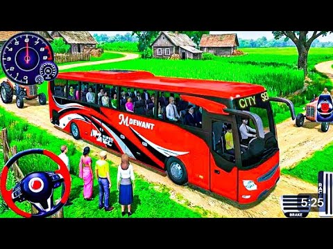 Real Extreme Bus Simulator 2026 - Indian Offroad Bus Driving Games - Bus Game Andriod Gameplay ❤️