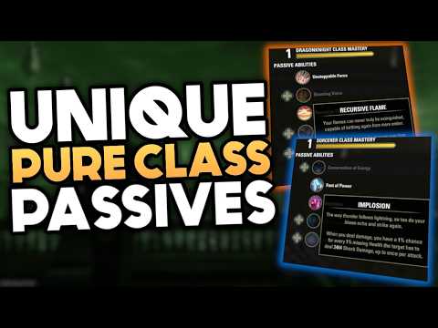 Pure Class Buffs  - Unique Pure Class Passives coming in (most likely) Update 50