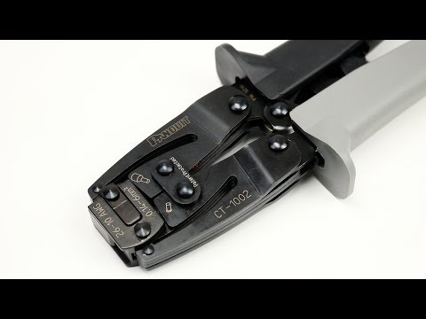Panduit's CT-1002 Controlled Cycle Crimping Tool