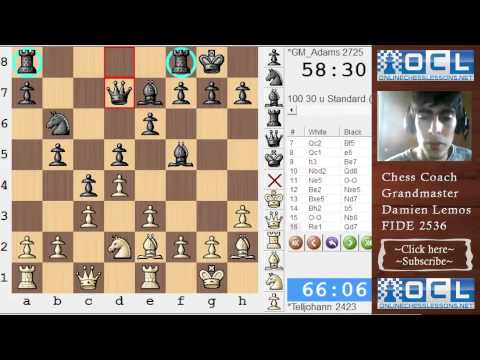 2013 Gibraltar Chess Festival w/ GM Damien Lemos - Round 2