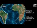 Animation Continents Collide And Break Apart Over Time
