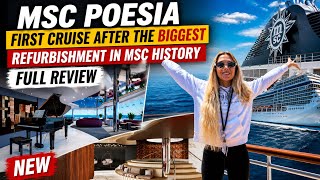 Updated MSC POESIA💥BEST REVIEW after Biggest MSC Refurb | First Cruise on the Refurbished Ship
