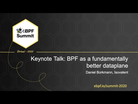 BPF as a Fundamentally Better Dataplane - Daniel Borkmann, Isovalent - Full Keynote
