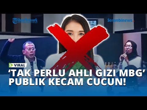 Viral! Cucun Sebut Program Makan Bergizi Tak Perlu Ahli Gizi, Publik Geram!