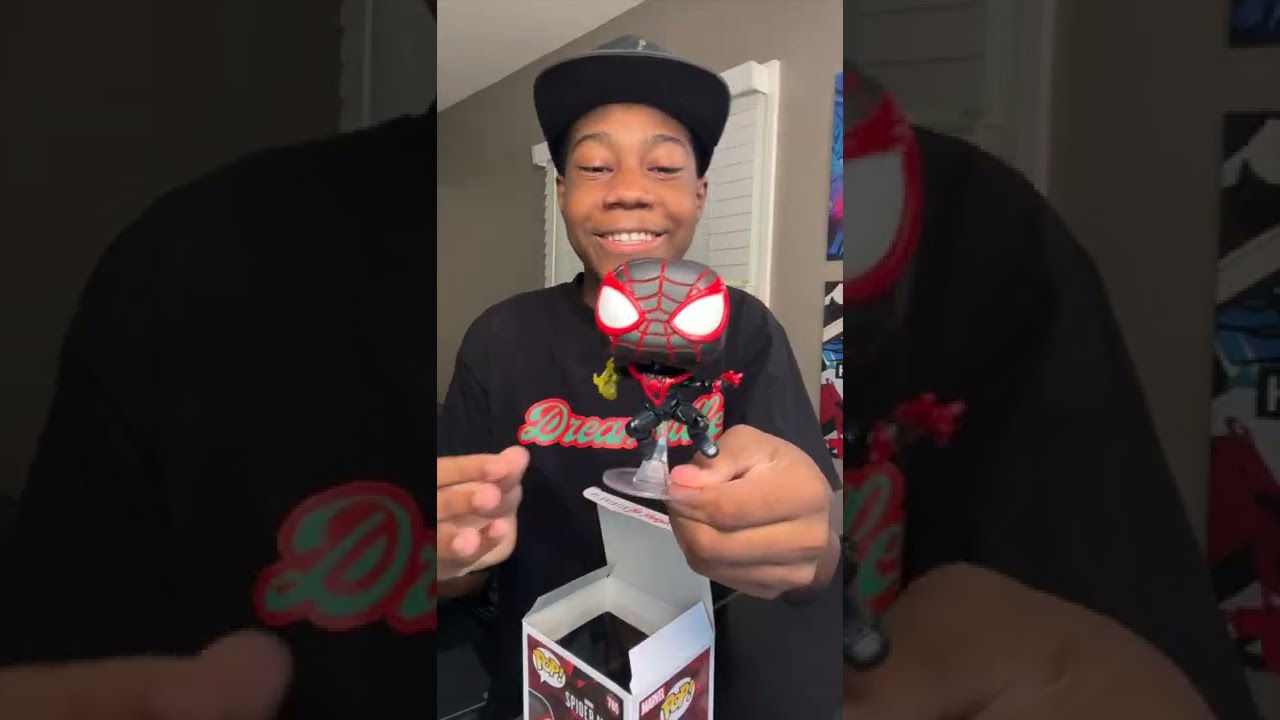 Yo I just got this Spider-Man Miles Morales Funko Pop! #shorts