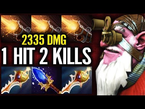Sniper Tricks Fast Farm Early Game - Divine Rapiers & Aghanim Cancer Game by Wagamama