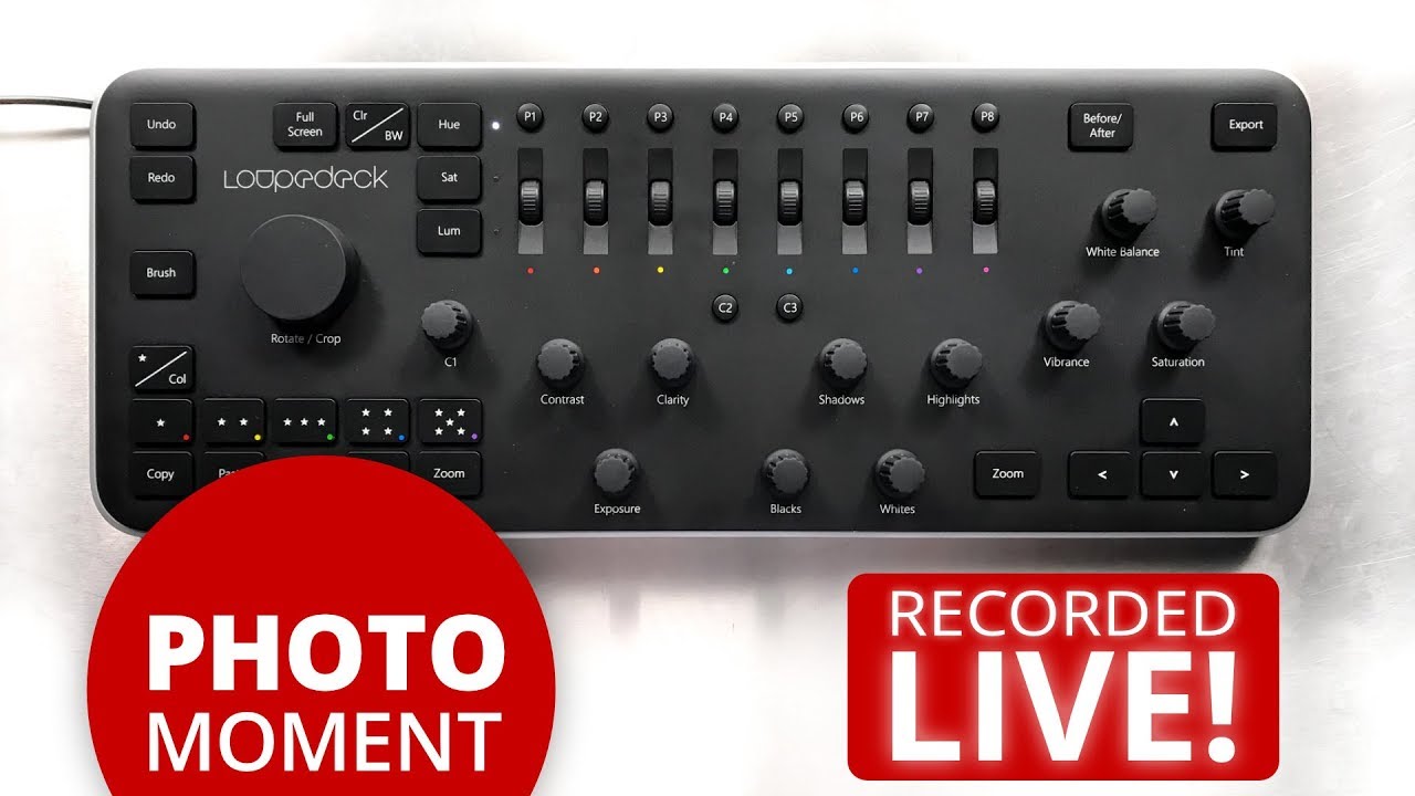 Loupedeck консоль для редактирования фото в Adobe Lightroom