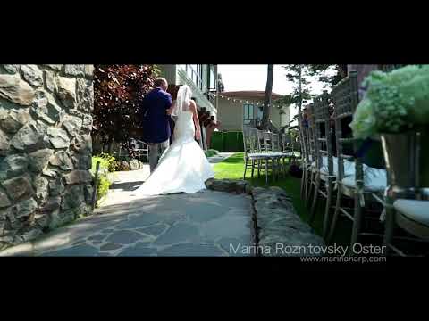 Marina Roznitovsky Oster, harp, Wedding recessional sample