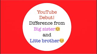 Big Sister and Little Brother’s YouTube Debut! How different! So funny!姉と弟のYouTubeデビューの違い！面白動画　爆笑動画