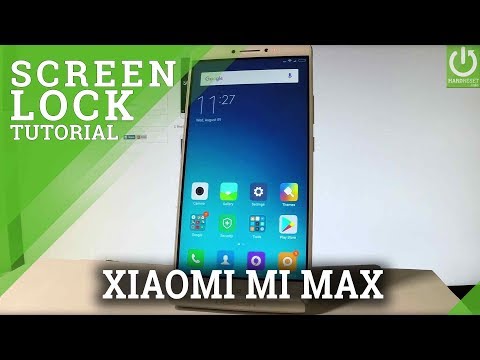 How to Set Screen Lock in XIAOMI Mi Max - Fingerprint & Pattern
