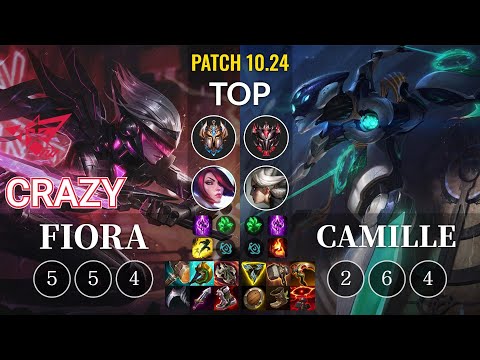 RW Crazy Fiora vs Camille Top - KR Patch 10.24