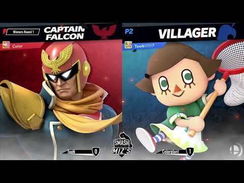 Smash @ Miz's WiFi 20 - Colorplant (Captain Falcon) vs. TooN (Villager) Winners Round 1