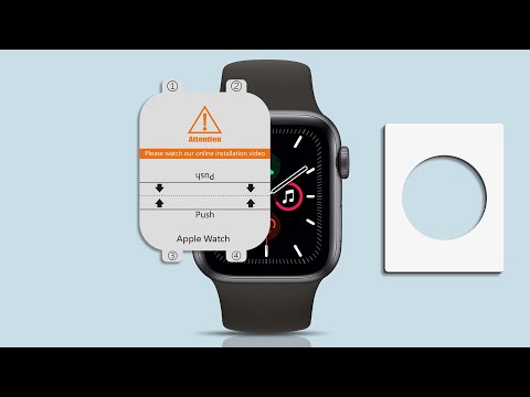 UniqueMe Smartwatch TPU Screen Protector For Apple Watch (With White Circle)