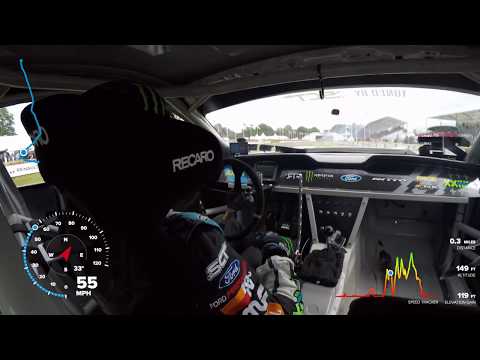 Vaughn Gittin Jr. Drifts Goodwood | In-Car Video With Telemetry