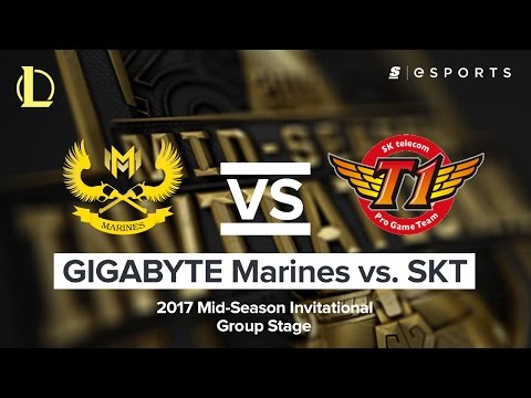 HIGHLIGHTS: GIGABYTE Marines vs. SK Telecom T1 (2017 MSI Group Stage)