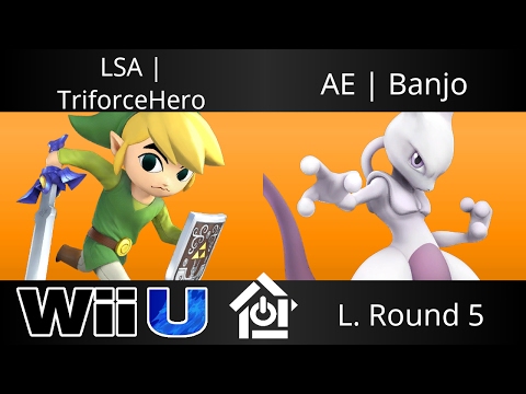 Bearly Monthly 5 - LSA | TriforceHero (Toon Link) vs AE | Banjo (MewTwo) - Smash 4 L. Round 5
