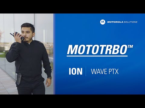 Demonstração MOTOTRBO ION: aplicativo independente WAVE
