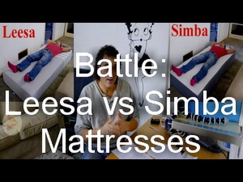 simba mattress va leesa mattress tested and reviewed