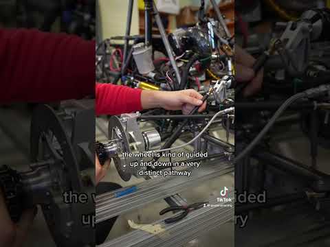 Suspension of a Formula SAE car 🤯 #engineering #formulastudent #formula1 #queensuniversity