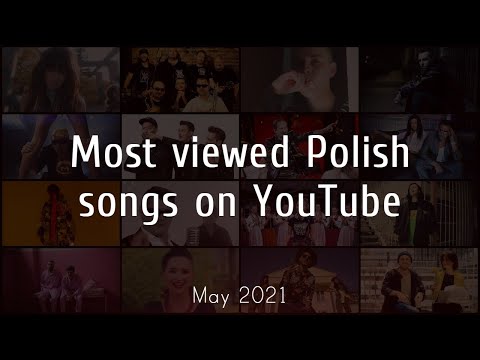 Most Viewed Polish Songs on YouTube - May 2021