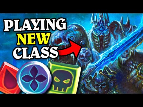 I Tried DEATH KNIGHT Early! (Hearthstone DK Gameplay)