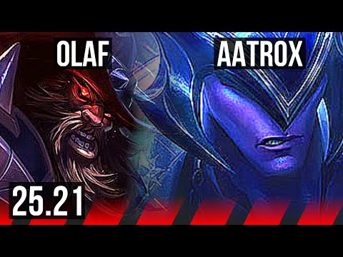 OLAF vs AATROX (TOP) | 8/1/4 | EUW Diamond | 25.21