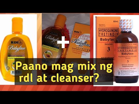 PAANO MAG MIX NG RDL SOLUTION AT RDL CLEANSER? #rdl #rdlcleanser #mix