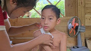 The son was better, the mother continued to build new houses.