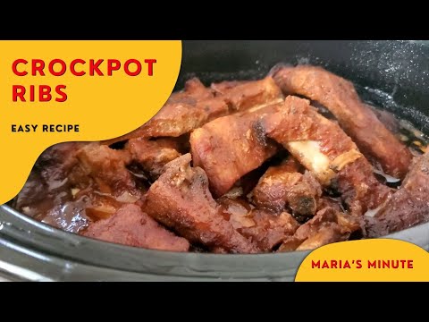 The BEST Slow Cooker RIBS | Fall Off The Bone Deliciousness!