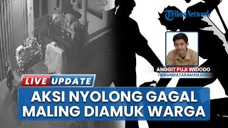 Maling Gagal Nyolong, Tepergok Pemilik Rumah saat Beraksi Berakhir Diamuk Warga Jombang