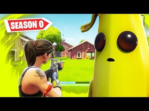 BANANITA REAGISCE alla PRIMA PARTITA DI FORTNITE CARICATA SU YOUTUBE ! 😱