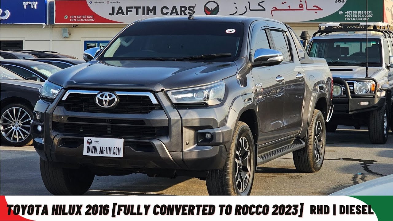 Toyota Hilux UPGRADED TO LATEST MODEL | RIGHT-HAND-DRIVE | ALLOY RIMS | DARK TINTED | BLACK INTERIOR video