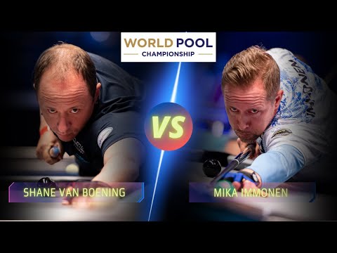 SHANE VAN BOENING VS MIKA IMMONEN | 2022 WORLD POOL CHAMPIONSHIP #highlights #9ballpool