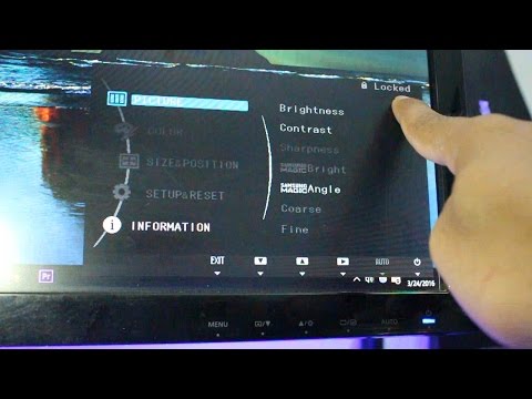 (Fix) How to Unlock Samsung Dell Hcl Aoc Benq HCL Monitor Menu lock or OSD , How do i unlock it ?