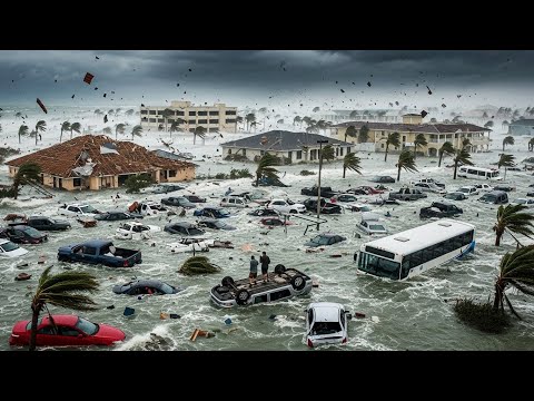 Chaos in Jamaica! Storm Surge Hurricane Melissa Destroyed Homes, Cars in Negril