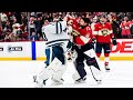GOALIE FIGHT Bobrovsky Squares Up With Nedeljkovic 1 19 26