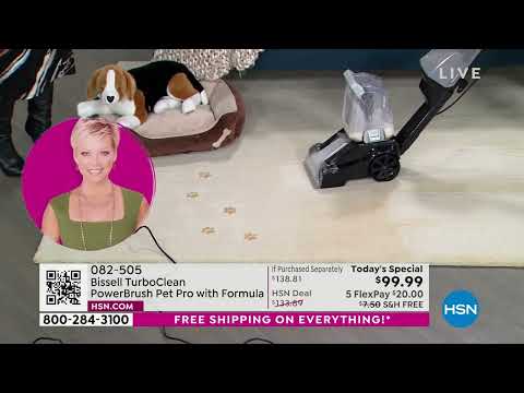 Bissell TurboClean PowerBrush Pet Pro Carpet Cleaner wit...