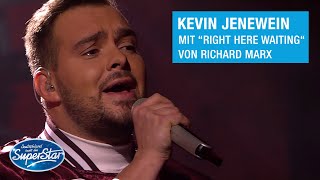 Kevin Jenewein mit &quot;Right Here Waiting&quot; von Richard Marx | Halbfinale DSDS 2021