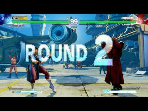 SFV~ Chun-li (BrolyLegz) vs. M.Bison (KaiserRose) HD