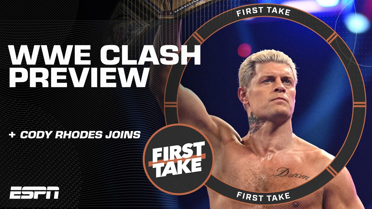 Stephen A.'s strange question for Cody Rhodes 😳 'WHAT ARE YOU DOING HERE?!' | First Take