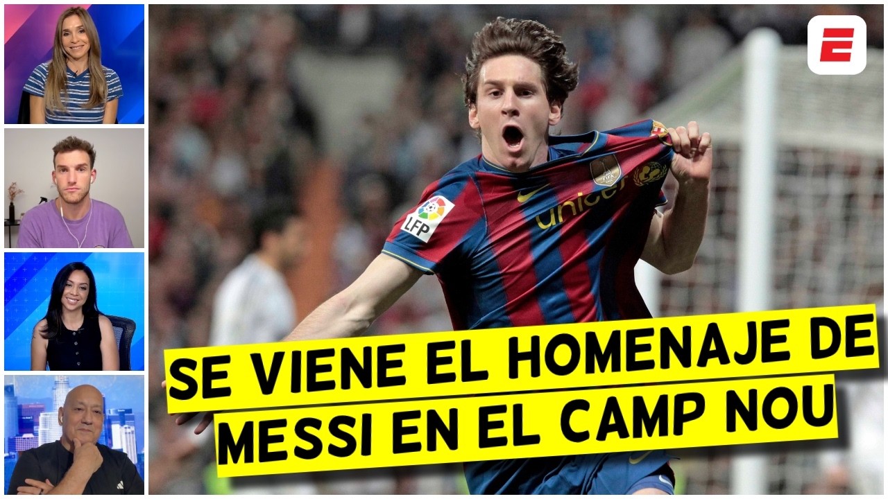 MESSI y el BARCELONA se volverán a ENCONTRAR en HOMENAJE cuando el CAMP NOU esté listo | Exclusivos