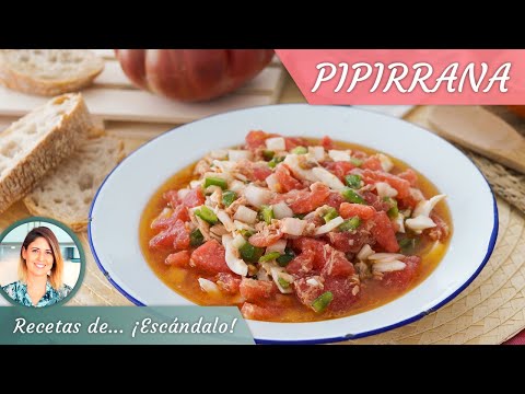PIPIRRANA, una receta de verduras muy refrescante para el verano
